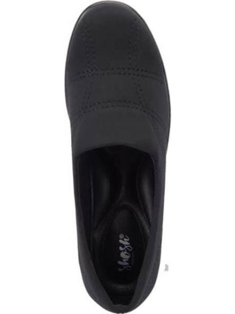 MOCASIN LICRA NEGRO SHOSH CONFORT
