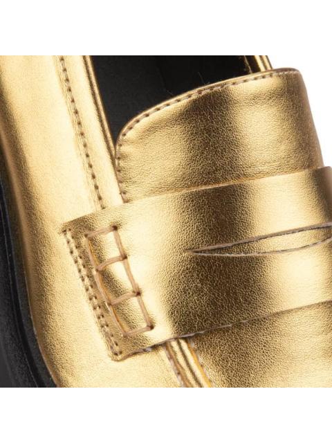 MOCASIN METALICO ORO VI LINE FASHION