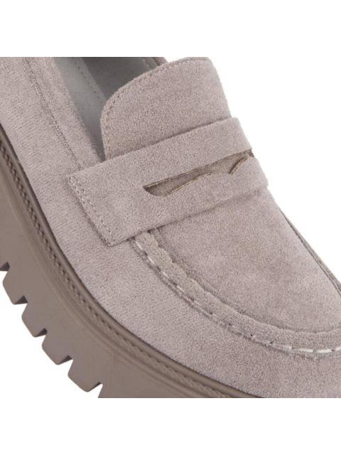 MOCASIN SUELA TRACK CON ANTIFAZ GRIS VI LINE FASHION