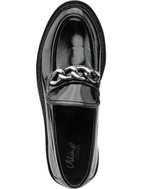 MOCASIN SUELA TRACK CON CADENA NEGRO VI LINE FASHION
