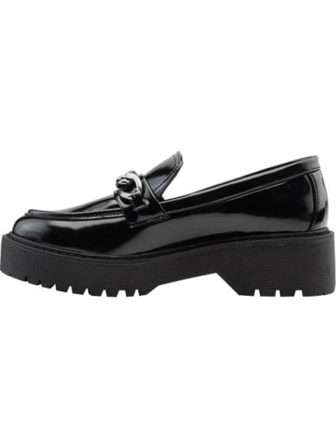 MOCASIN SUELA TRACK CON CADENA NEGRO VI LINE FASHION