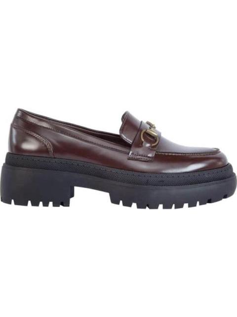 MOCASIN SUELA TRACK CON HERRAJE CAFE VI LINE