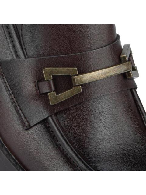 MOCASIN SUELA TRACK CON HERRAJE CAFE VI LINE FASHION