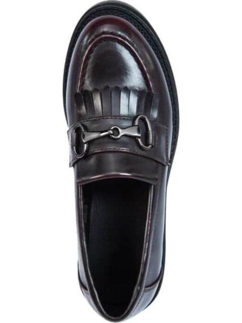 MOCASIN SUELA TRACK CON HERRAJE VINO VI LINE FASHION