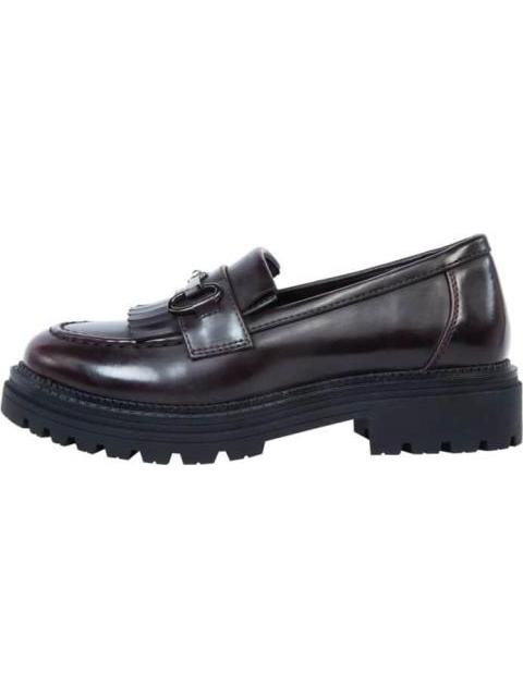 MOCASIN SUELA TRACK CON HERRAJE VINO VI LINE FASHION