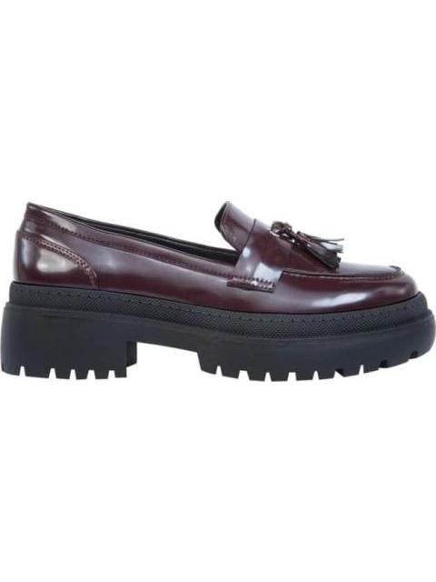 MOCASIN SUELA TRACK CON MOTAS VINO VI LINE