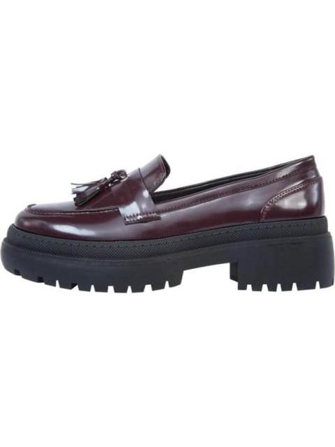 MOCASIN SUELA TRACK CON MOTAS VINO VI LINE