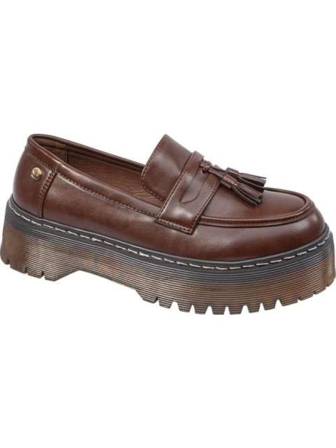 MOCASIN SUELA TRACK TRASLUCIDA CAFE BELINDA PEREGRIN