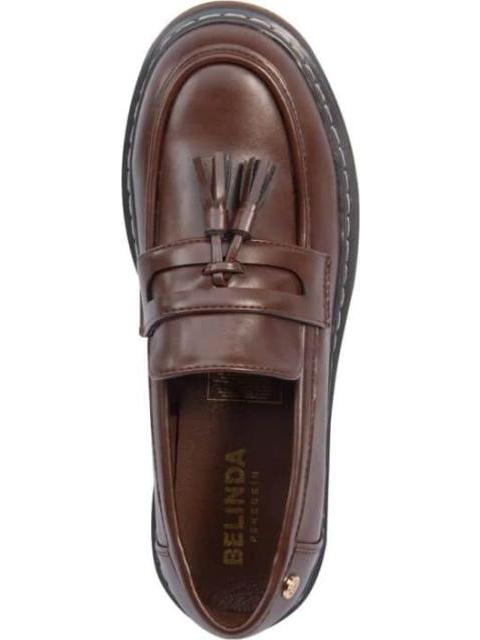MOCASIN SUELA TRACK TRASLUCIDA CAFE BELINDA PEREGRIN