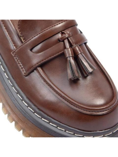 MOCASIN SUELA TRACK TRASLUCIDA CAFE BELINDA PEREGRIN
