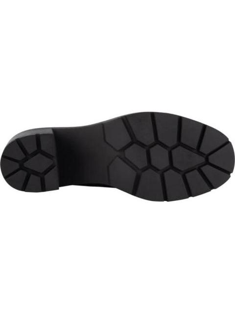 MOCASIN TACON ANCHO CON HERRAJE CAFE VI LINE FASHION