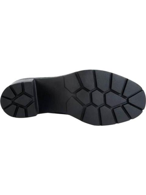 MOCASIN TACON ANCHO CON HERRAJE NEGRO VI LINE FASHION