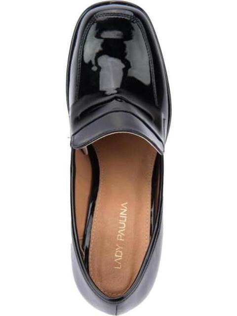 MOCASIN TACON ALTO CON PLATAFORMA NEGRO VI LINE FASHION