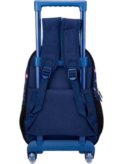 MOCHILA CON RUEDAS ESCOLAR AZUL MARINO KEBO KIDS