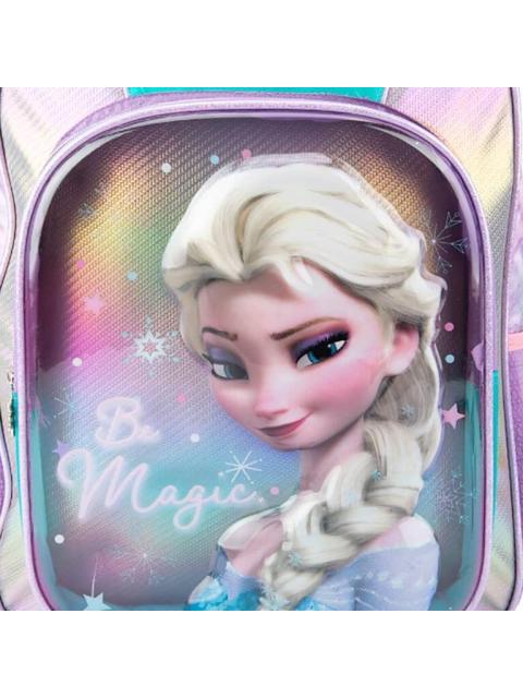 MOCHILA CON RUEDAS ESCOLAR MORADO FROZEN