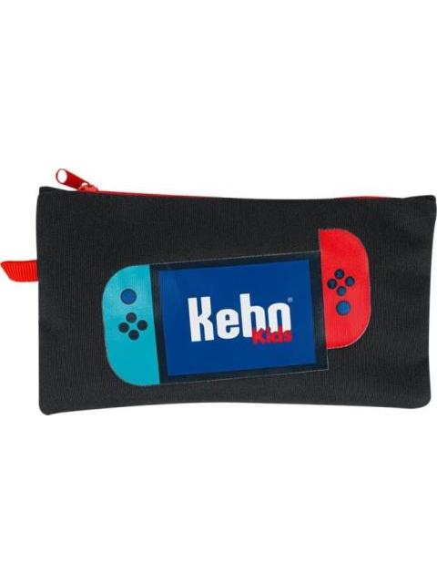 MOCHILA CON RUEDAS ESCOLAR NEGRO KEBO KIDS