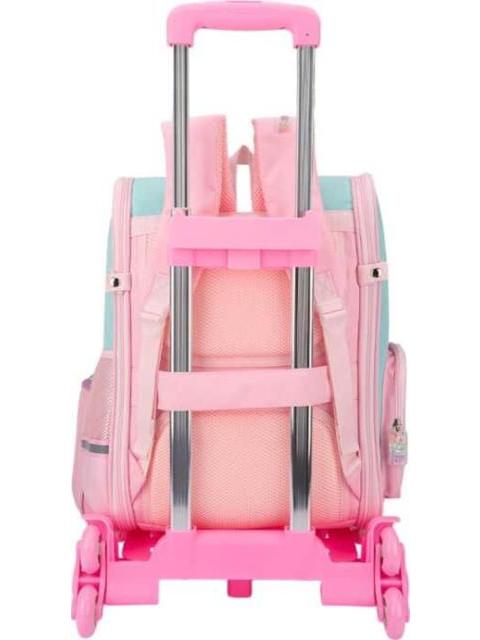 MOCHILA CON RUEDAS ESCOLAR ROSA CUTIE ZOO