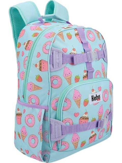 MOCHILA ESCOLAR AZUL MENTA KEBO KIDS