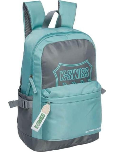 MOCHILA ESCOLAR AZUL TURQUESA K-SWISS