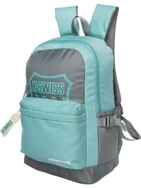 MOCHILA ESCOLAR AZUL TURQUESA K-SWISS