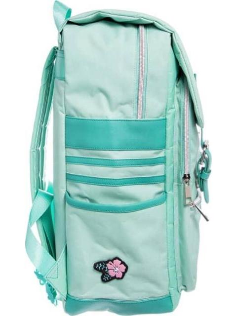 MOCHILA ESCOLAR INFANTIL AZUL TURQUESA STITCH