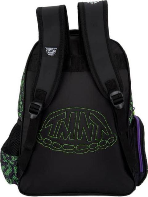 MOCHILA ESCOLAR NEGRO TORTUGAS NINJA