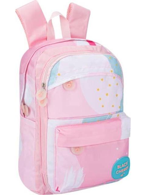MOCHILA ESCOLAR ROSA BLACK CHERRY