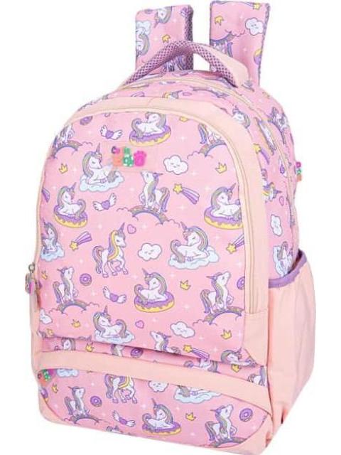 MOCHILA ESCOLAR ROSA CUTIE ZOO