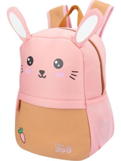 MOCHILA ESCOLAR ROSA CUTIE ZOO