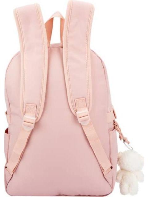 MOCHILA ESCOLAR ROSA PRETTY BEAR