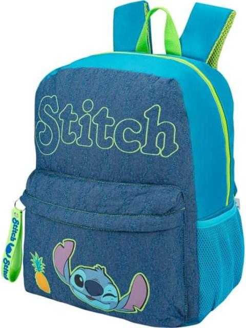 MOCHILA ESCOLAR STITCH AZUL STITCH