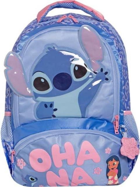 MOCHILA ESCOLAR STITCH AZUL STITCH