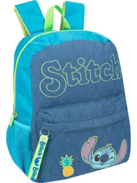 MOCHILA ESCOLAR STITCH AZUL STITCH