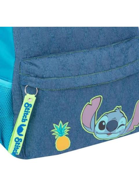 MOCHILA ESCOLAR STITCH AZUL STITCH