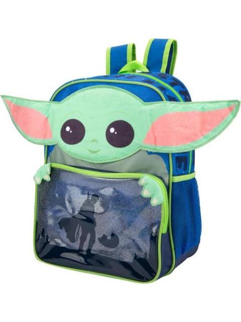MOCHILA ESCOLAR VERDE THE MANDALORIAN