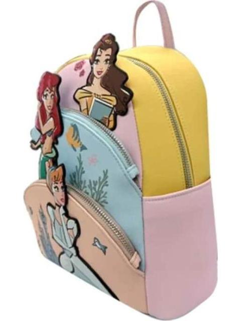MOCHILA MORRAL MALETA BACKPACK PRINCESAS PRI2 MULTICOLOR PRINCESAS