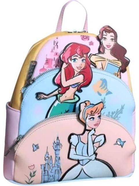 MOCHILA MORRAL MALETA BACKPACK PRINCESAS PRI2 MULTICOLOR PRINCESAS