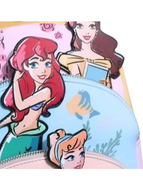 MOCHILA MORRAL MALETA BACKPACK PRINCESAS PRI2 MULTICOLOR PRINCESAS
