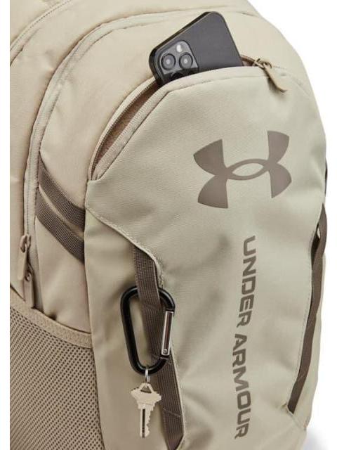 MOCHILA UA HUSTLE 6.0 BACKPACK BEIGE UNDER ARMOUR MEXICO
