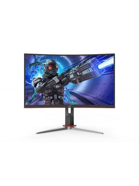 MONITOR GAMER CURVO AOC C27G2 LED 27 FULL HD FREESYNC 165HZ HDMI NEGRO-ROJO
