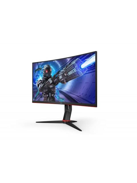 MONITOR GAMER CURVO AOC CQ32G2S LED 32 ULTRAWIDE FULL HD FREESYNC 165HZ HDMI NEGRO-ROJO