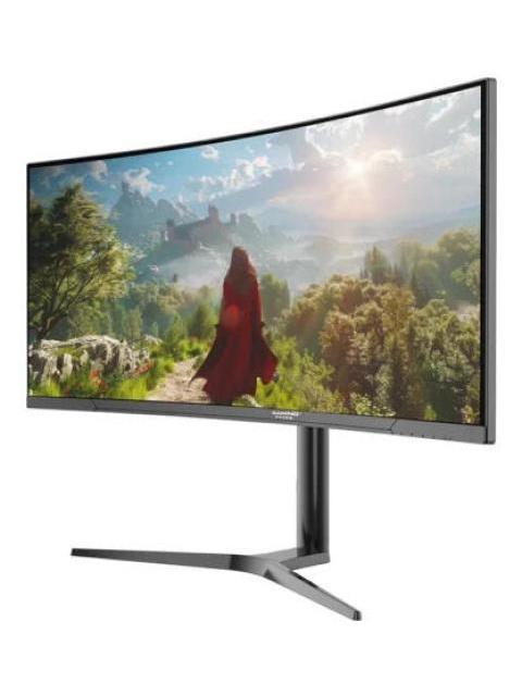 MONITOR GAMER CURVO NACEB R1500 LED 34 3440X1440 ULTRA WIDE QUAD HD G-SYNC-FREESYNC 165HZ HDMI-DISPLAYPORT GRIS
