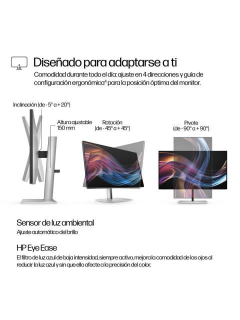MONITOR HP THUNDERBOLT 4 LCD 27 3840X2160 4K ULTRA HD 60HZ HDMI-DISPLAYPORT NEGRO