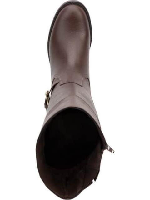 BOTA ALTA PIEL VACUNO ROJO LADRILLO VIVIS SHOES