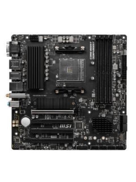 MOTHERBOARD MSI PRO B550MVC WIFI UPC ADMITE PROCESADORES AMD RYZEN 3 GENERACION CON SOCKET AM4 Y FUTUROS PROCESADORES AMD RYZEN CON ACTUALIZACION DE B