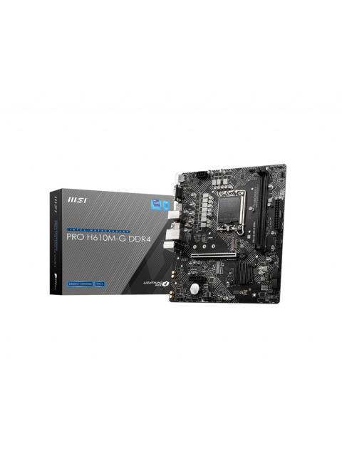 MOTHERBOARD MSI PRO H610MG 64 GB INTEL LGA1700 MICRO ATX