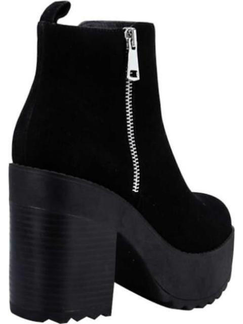 BOTA GAMUZA SUELA TRACK NEGRO TIERRA BENDITA