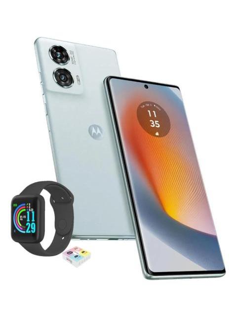 MOTOROLA EDGE 50 FUSION 5G 256GB 8RAM BLUE + WATCH SMART MACARON