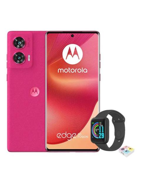 MOTOROLA EDGE 50 FUSION 5G 256GB 8RAM PINK + WATCH SMART MACARON