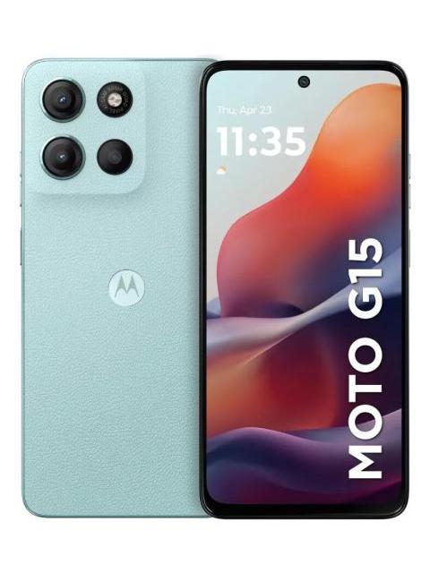 MOTOROLA MOTO G15 512GB + 4GB RAM AZUL CLARO